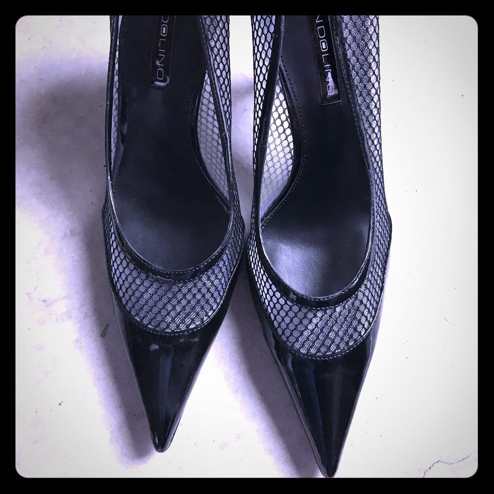 Sexy patent leather Bandalino heels